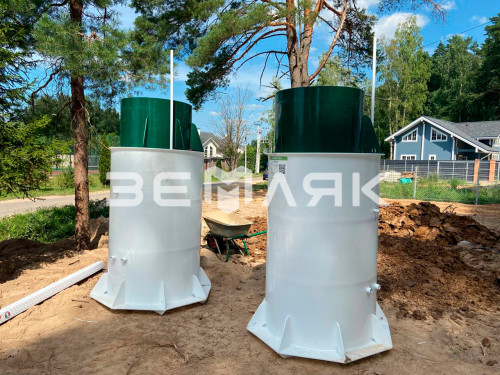 Кессон пластиковый ЗЕМЛЯК 960x2500 Long (муфта 159)