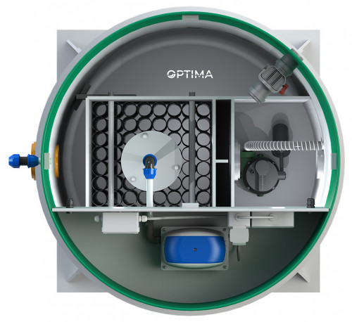 Септик Deka OPTIMA 5-1100 (насос Пр - опция)