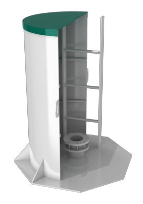 Кессон пластиковый Био-С 2 тип 1 (955х2000)