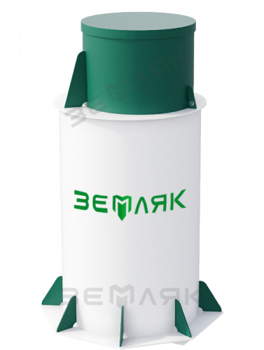Кессон пластиковый ЗЕМЛЯК 960x2000 (муфта 133)