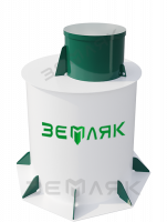 Кессон пластиковый ЗЕМЛЯК 2000x2500 Long (муфта 133)