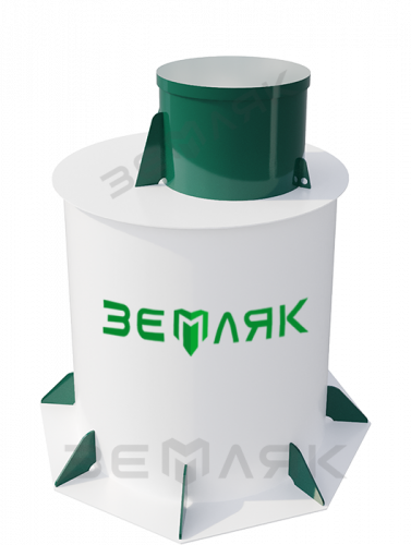 Кессон пластиковый ЗЕМЛЯК 2000x2500 Long (муфта 133)
