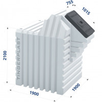 Пластиковый погреб Тингард Т1900БК