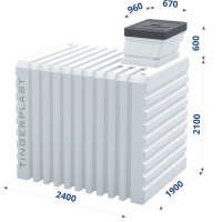 Пластиковый погреб Тингард Т2500