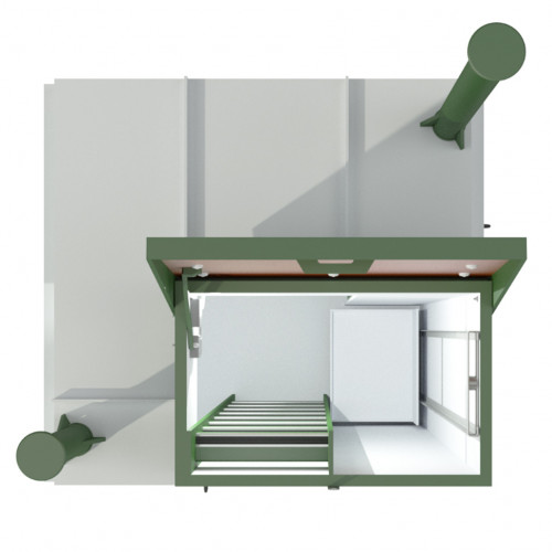 Пластиковый погреб Топол-Эко ПП-1 Лонг с ГМ