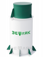 Кессон пластиковый ЗЕМЛЯК 960x2000 (без муфты)